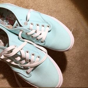 7.5 W Vans Camden Stripe Floral Mint